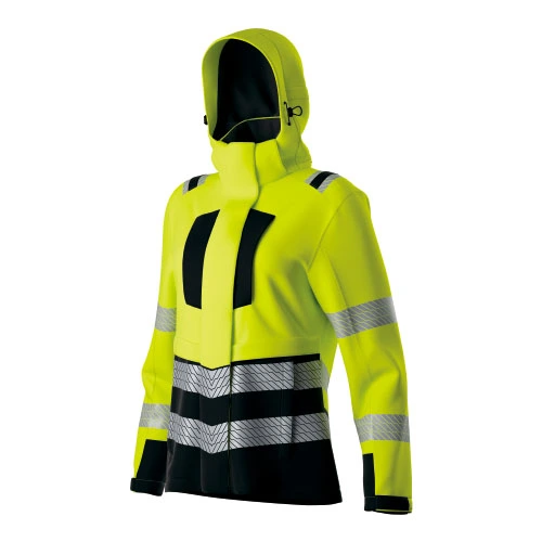 HI-VIS Kvinner 2 IN1 Performance Vanntett jakke