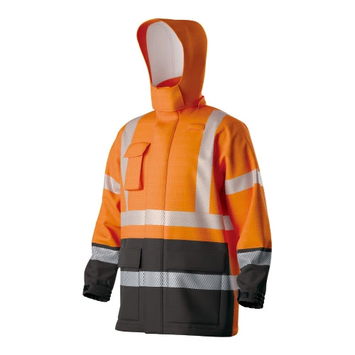 HI-VIS totons vanntet flammebestandig jakke