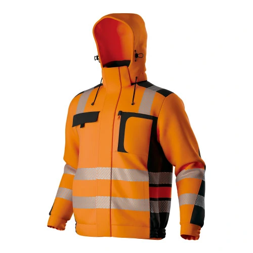 HI-VIS to-tons stretchy, isolert bløskall jakka