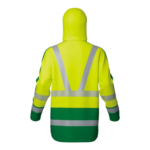 HI-VIS Recycled Oxford waterproof parka e026
