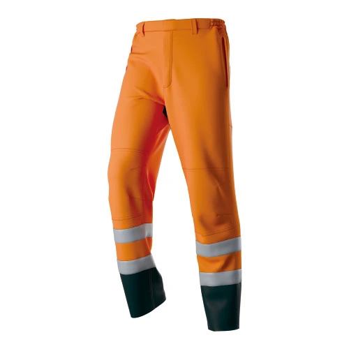 HI-VIS med to tonne flammebestandige bukser