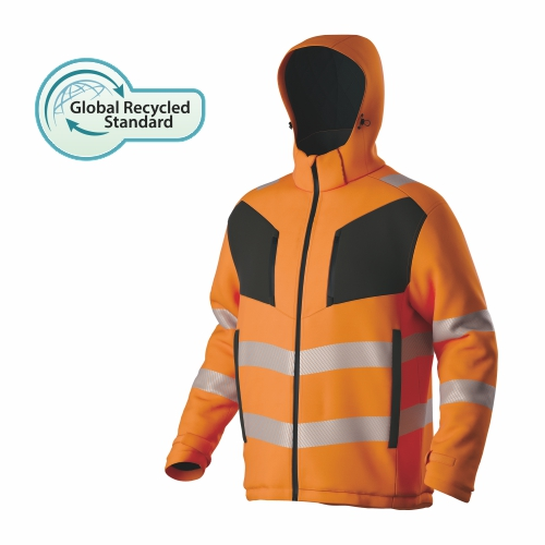 HI-VIS resirkulert polyester vanntett vinterjakt